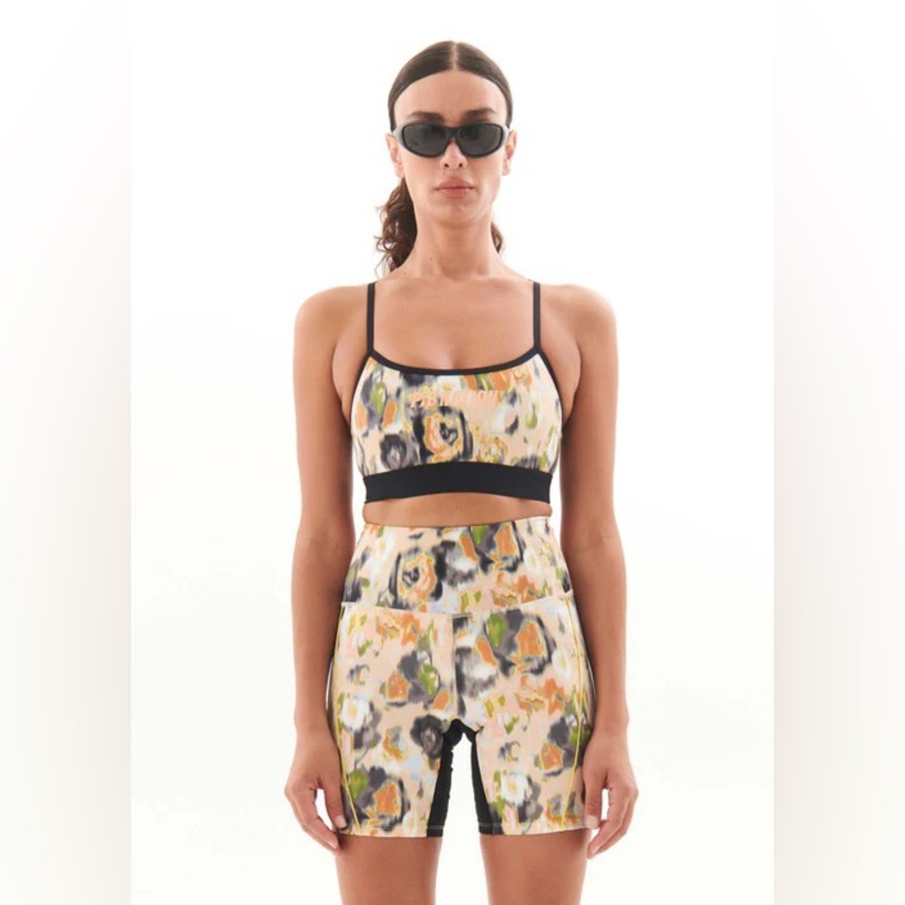 P.E. Nation Visualize Sports Bra - Floral Light Print